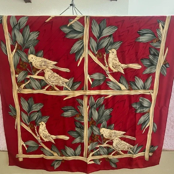 Christian Dior Vintage Silk Scarf - Picture 7 of 7